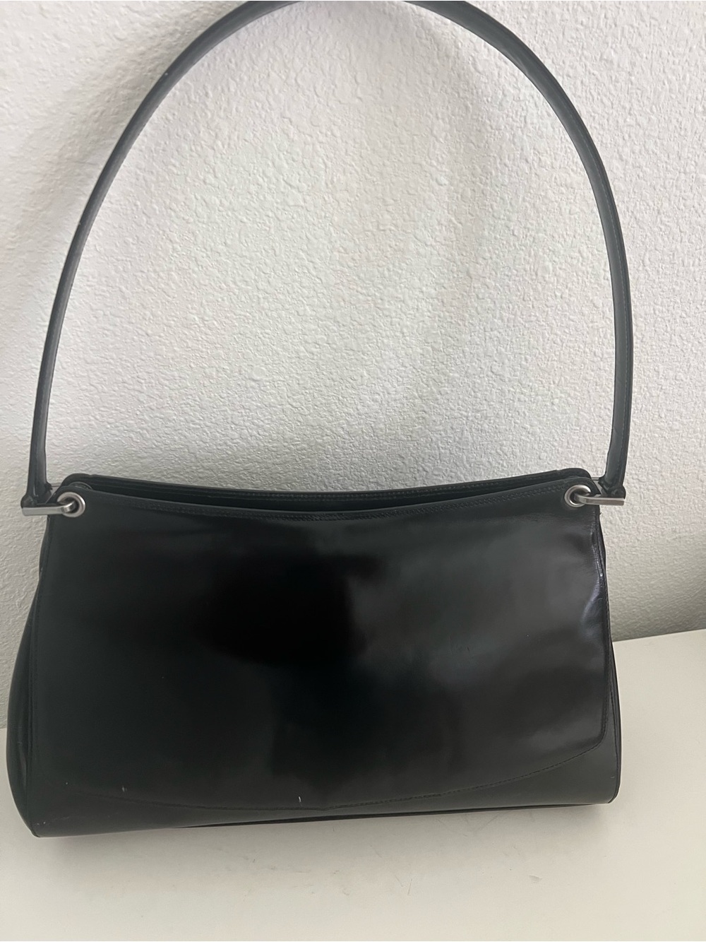 Vintage Bally Patent Leather Shoulder Bag
